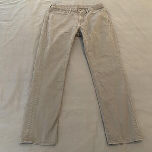 Levis 511 Jeans Mens 34x30 Gray Stretch Straight Fit Cotton Elastane Pants